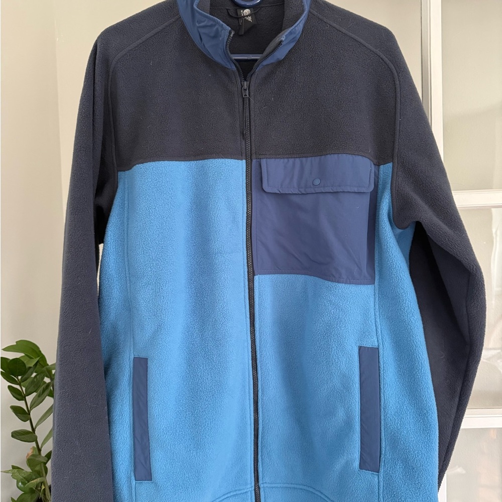 Mountain Hardwear Two-Tone Zip-Up Sweater
